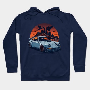 Porsche 911 GT 3 Turbo Classic Car Hoodie